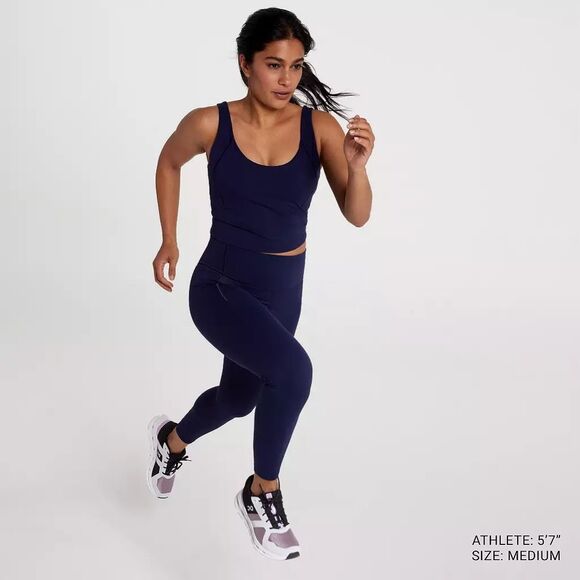 Calia NWT Inspire 7/8 Legging High Rise Opulent Blue - Picture 6 of 13